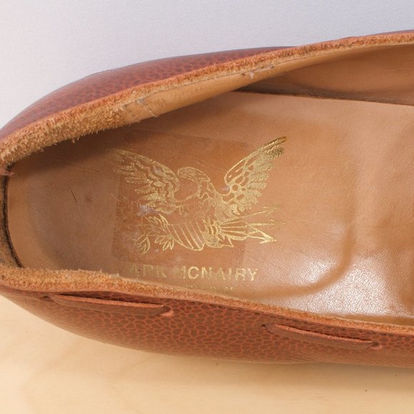 ๐ฌ๐ง Mark McNairy New Amsterdam Tassel Loafer 11.5 Brown Basketball Leather - Picture 6 of 9